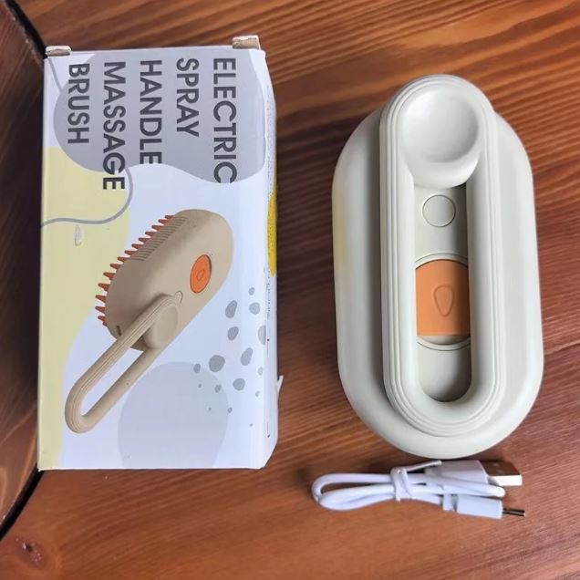 Cepillo de vapor 3 en 1 para gatos